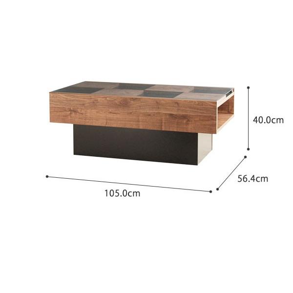 リビングテーブル センターテーブル ダレット 105 : 大川家具 MOKU