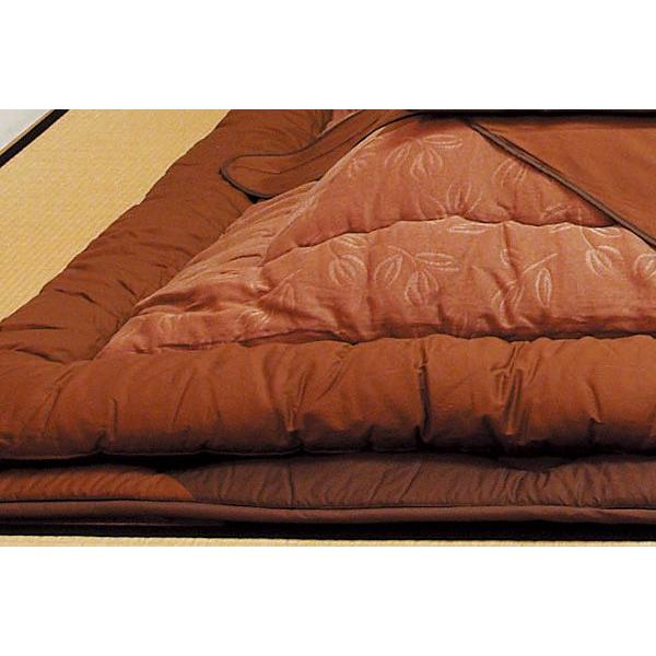 高級こたつ布団 敷ふとんセット 柿渋染 135〜150cm用 KF-126#50 : 大川