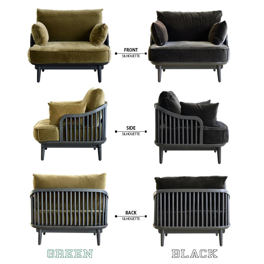 展示品 高級ソファ ソファ ソファー モダン クラッシック 1P 幅90cm 完成品 2色