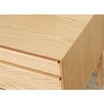 REF LINE レフライン 150テレビボード ホワイトオーク 開梱設置