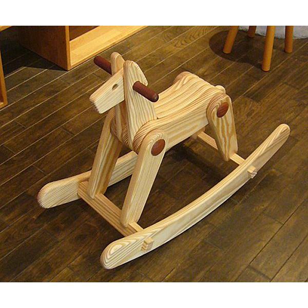 組立てキットの木馬 キットひかる 木のおもちゃ飛鳥工房 : 大川家具