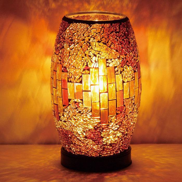 モザイクランプ テーブルランプ クリムト ブルー21350・レッド 21351