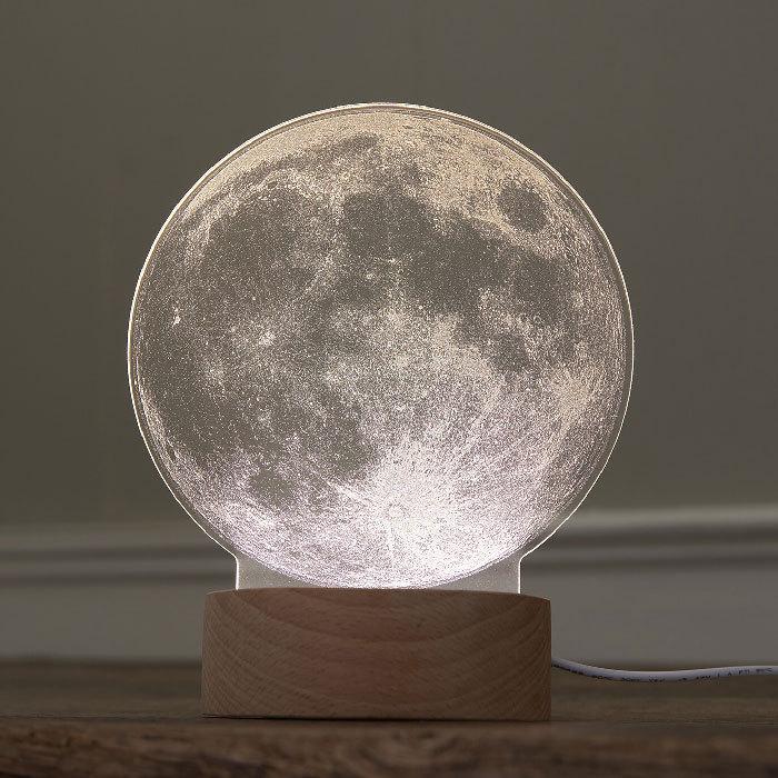 Fun Science アクリルLEDライト 月 390-300 : 木馬家具 - 通販 - Yahoo