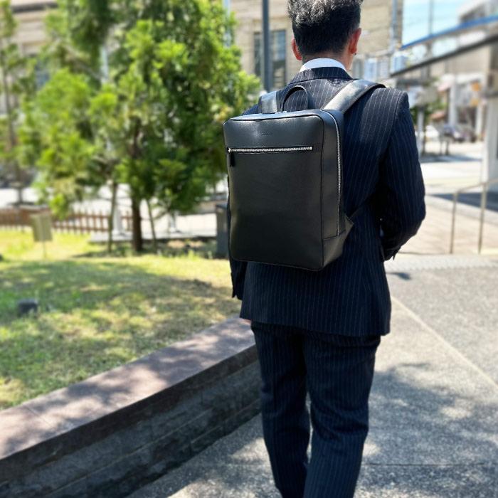 コーチ ハミルトン レザーリュック バックパック ビジネス ブラック リュックサック ビジネスバッグ デイパック メンズ B4対応 黒