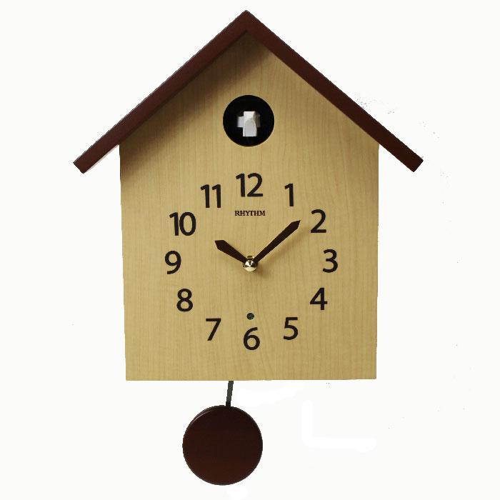 RHYTHM リズム 鳩時計 おしゃれ ふいご式 カッコースタイル145