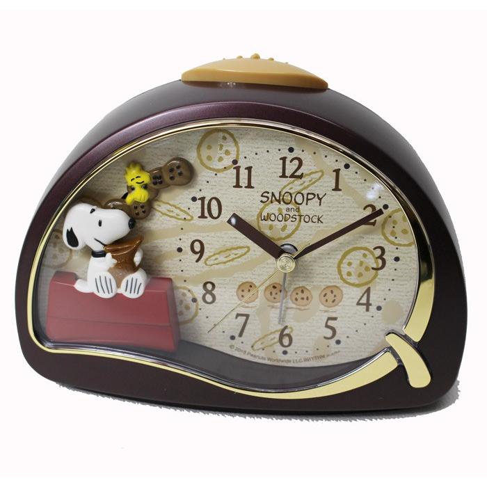 PEANUT Snoopy Alarm Clock R506 4SE506MJ09 From Japan 