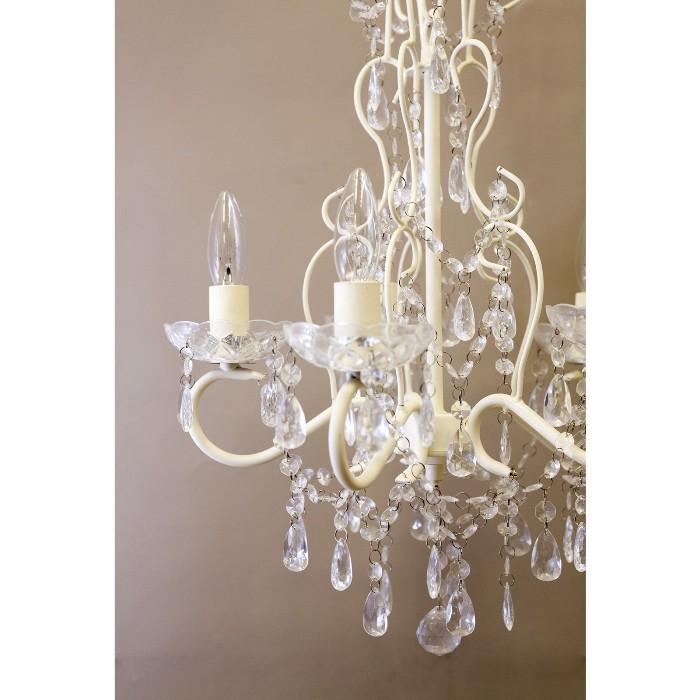 シャンデリア Alice アリス 5灯 クリーム/ダークゴールド 67B308884K