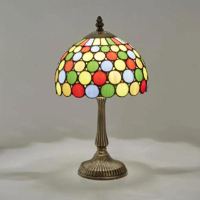 ステンドグラスランプ ポルカ 689270 スタンドライト アンティーク