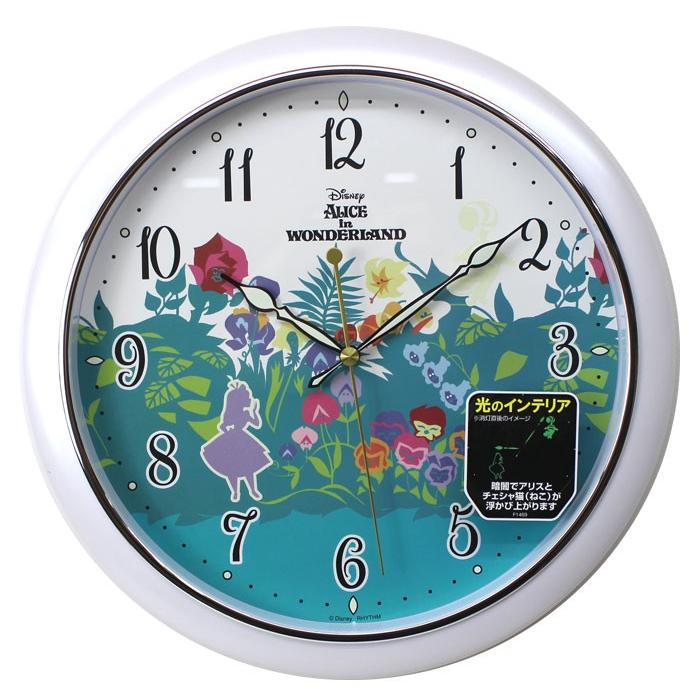 リズム時計 Disney ディズニー ふしぎの国の アリス 掛け時計 Alice In Wonderland M804 蓄光 連続秒針 8mg804mc05 8mg804mc05 木馬家具 通販 Yahoo ショッピング