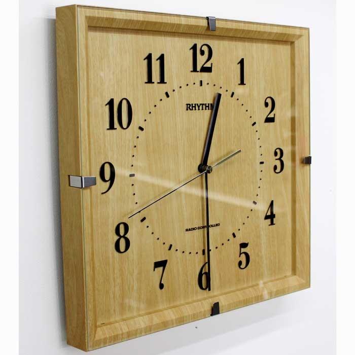 RHYTHM 掛時計 8MY502SR07 ナチュラルウッド Amazon.co.jp: リズム(RHYTHM) 掛け時計 電波時計 アナログ 連続