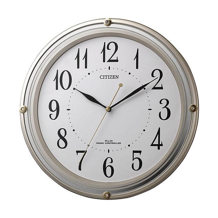 ☆期間限定価格☆ 新品　掛時計 リズム 電波掛け時計 連続秒針 スタンダード 8MY516-018 取り寄せ品