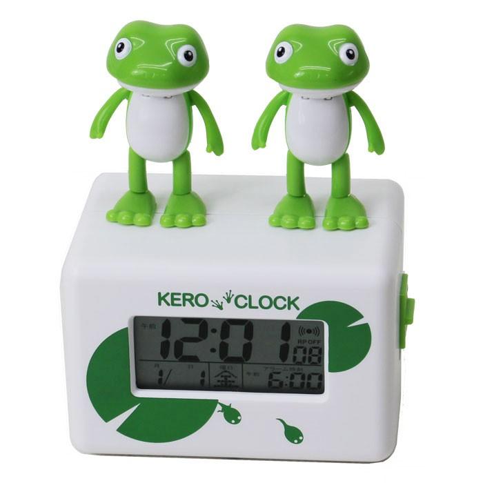 リズム時計 目覚し時計 ケロクロック2 歌うカエル ランダム音声機能 8rda46rh03 8rda46rh03 木馬家具 通販 Yahoo ショッピング