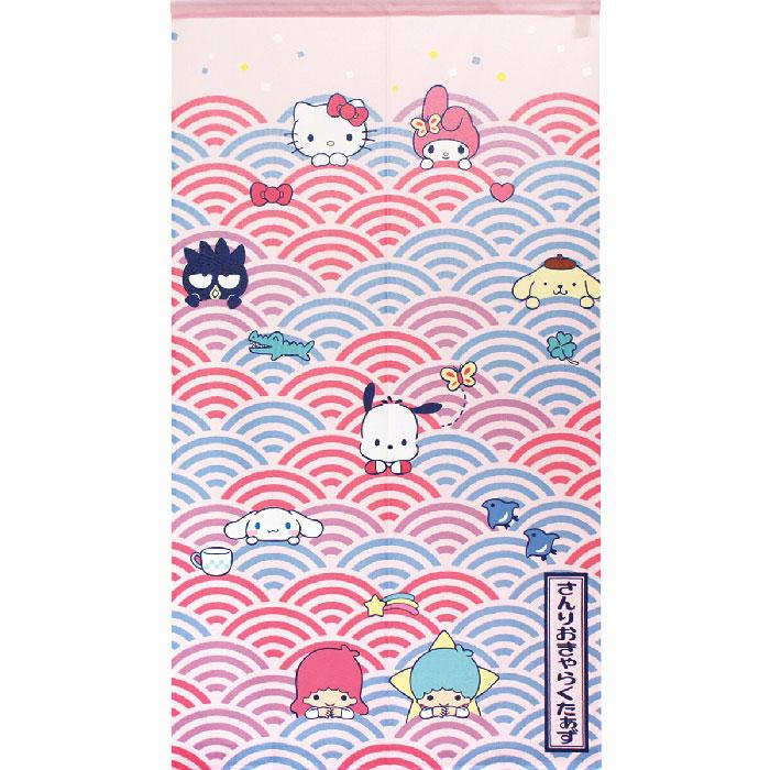 サンリオキャラクターズ のれん ポップ和柄 85×150cm 日本製 92191