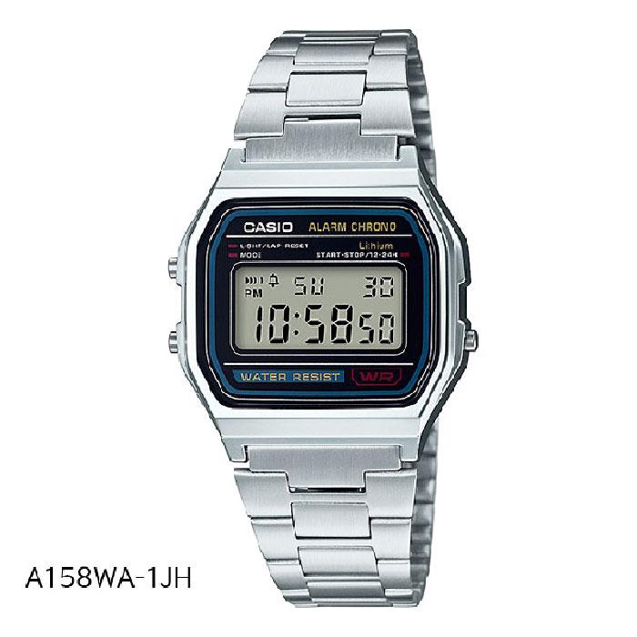 CASIO デジタル腕時計 ステンレスバンド 箱付き CASIO デジタル腕時計 ステンレスバンド 箱付き