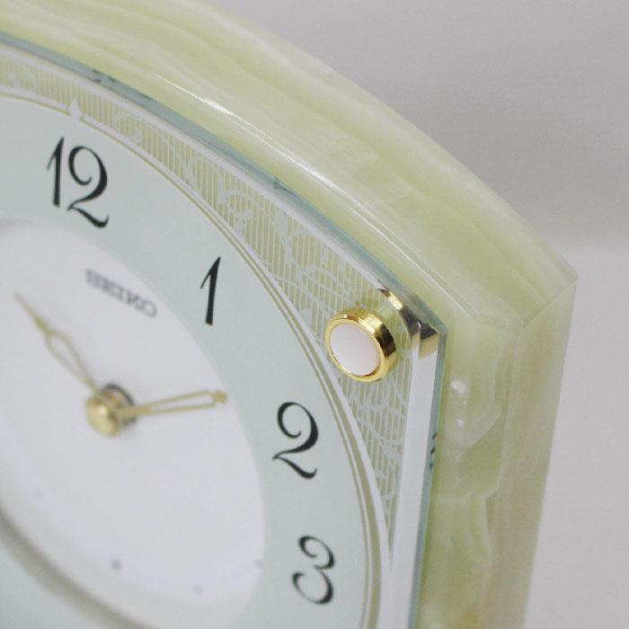 SEIKO セイコー スタンダード オニキス 置き時計 BZ365M SEIKO セイコー 置き時計 濃茶木地 オニキス BZ365M お取り寄せ