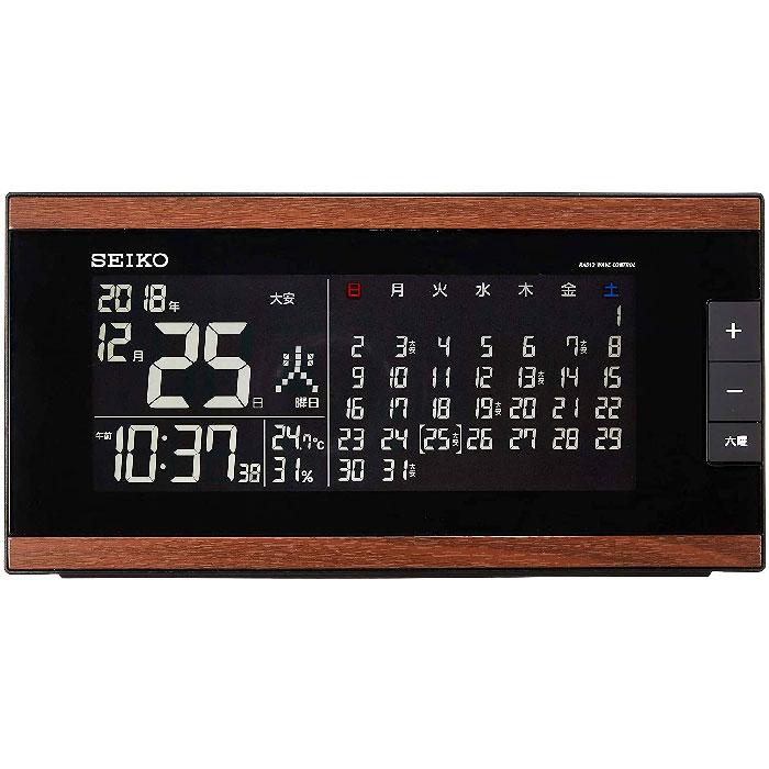 セイコー 電波目覚まし時計 Ac電源タイプ Dl212b 代引不可