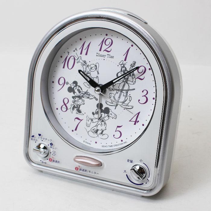 セイコー ディズニーキャラクター目覚まし時計 31曲搭載 FD486S : 木馬