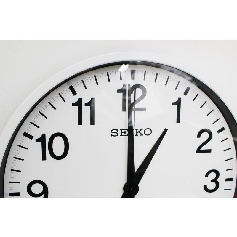 SEIKO（セイコー） 衛星電波掛時計 大型 直径45cm 防湿防塵 ステンレス
