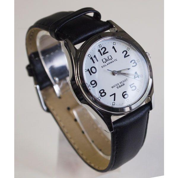 シチズン Q&Q 腕時計 SOLARMATE ソーラーメイト　ソーラー電源  H008-304　ホワイト　メンズ｜mokubakagu｜03