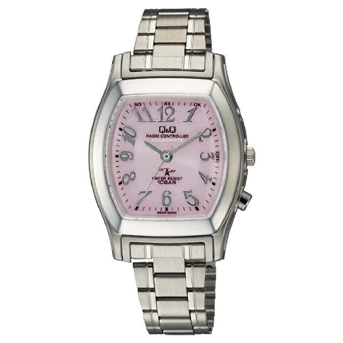 シチズン Q Q 腕時計 アナログ 電波 ソーラー 防水 メタルバンド ピンク Hj05 5 レディース シルバー Hj05 5 木馬家具 通販 Yahoo ショッピング