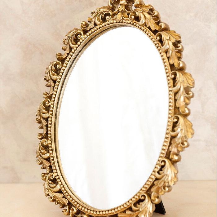 Andante 2wayミラー アンティーク調 スタンドミラー ウォール