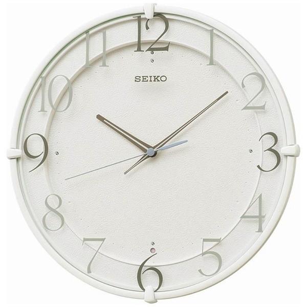 SEIKO（セイコー） 電波掛け時計 スワロフスキー・クリスタル付き 白
