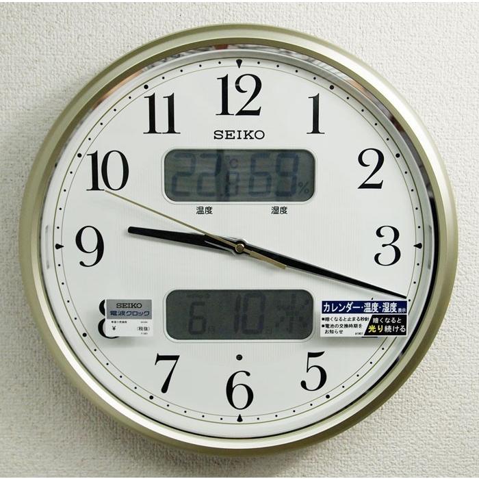 セイコー ライト点灯 電波掛時計 カレンダー 温湿度計 自動点灯 薄金パール塗装 KX384S : 木馬家具 - 通販 - Yahoo!ショッピング セイコー ライト点灯 電波掛時計 カレンダー 温湿度計 自動点灯 薄金パール塗装 KX384S : 木馬家具 - 通販 - Yahoo!ショッピング