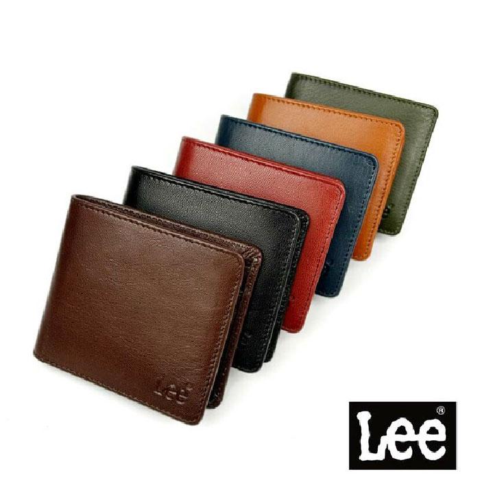 LEE リー 柔らか ゴートレザー二つ折り財布 ウォレット 山羊革 本革