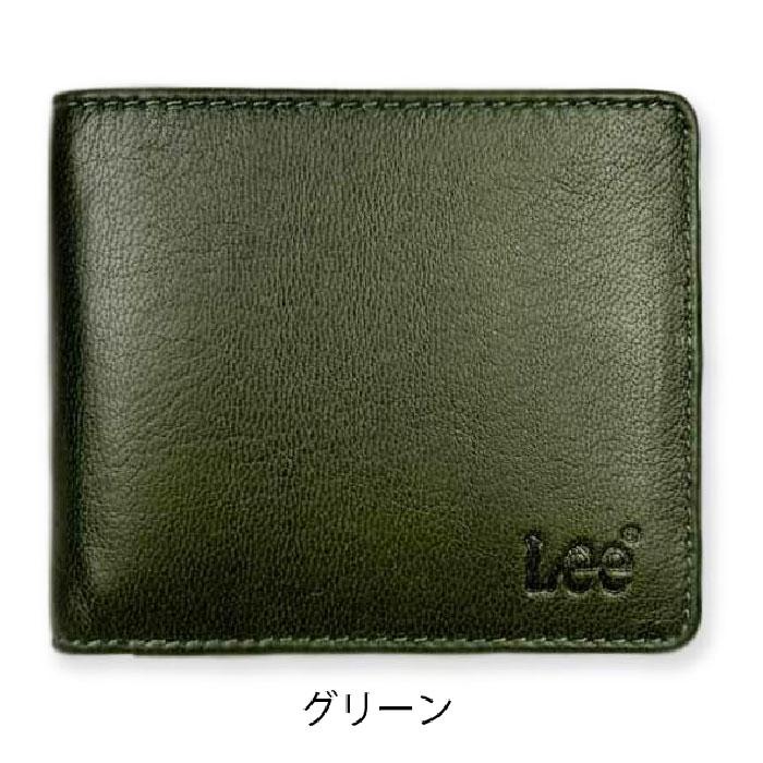 LEE リー 柔らか ゴートレザー二つ折り財布 ウォレット 山羊革 本革