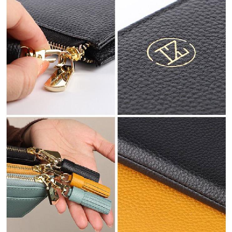 長財布 本革 コインスルー ギャルソン 薄型 財布 スキミング防止