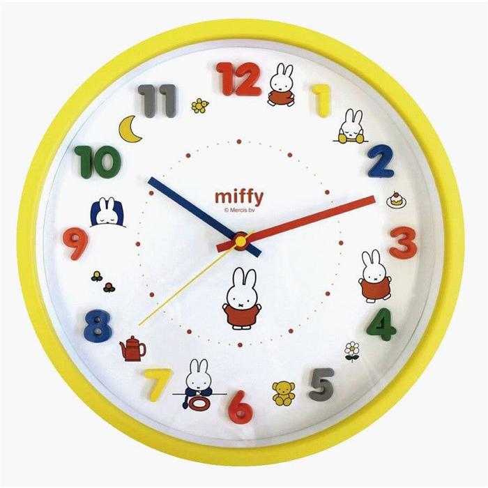 アイコンウォールクロック ミッフィー Miffy カラフル 乾電池付 Mf cf 2926 1 Mf cf 木馬家具 通販 Yahoo ショッピング