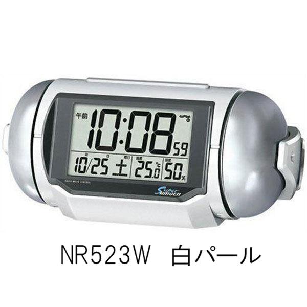 セイコー ピクシス 目覚まし時計 スーパーライデン デジタル 電波時計