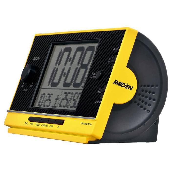 セイコー SEIKO デジタル目覚まし時計 RAIDEN（ライデン）黒 NR539K/白