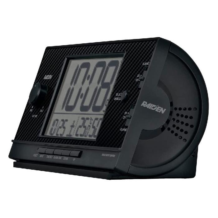 セイコー SEIKO デジタル目覚まし時計 RAIDEN（ライデン）黒 NR539K/白