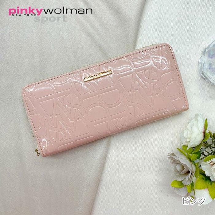 Pinky wolman sport エリザベス ラウンドファスナー長財布 レディース