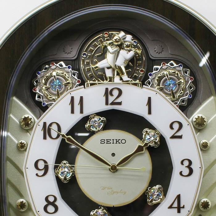SEIKO セイコー からくり時計 電波掛け時計 40曲 薄金パール SEIKO セイコー からくり時計 電波掛け時計 40曲 薄金パール