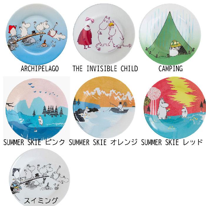 新品from スウェーデンムーミンメラミンプレート CAMPING北欧