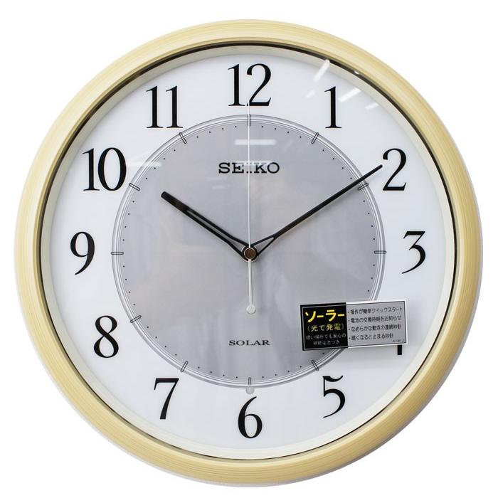 SEIKO（セイコー） ソーラープラス 電波掛け時計 ソーラークロック