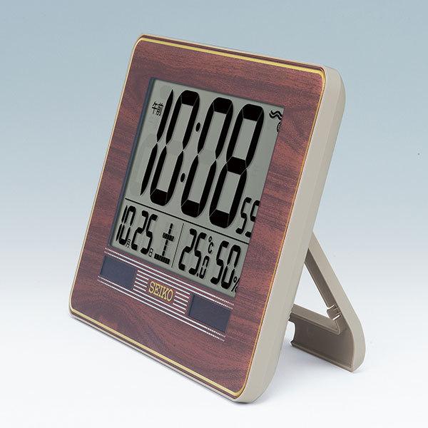 SEIKO セイコー 掛け置き兼用 電波時計 ハイブリッドソーラー デジタル