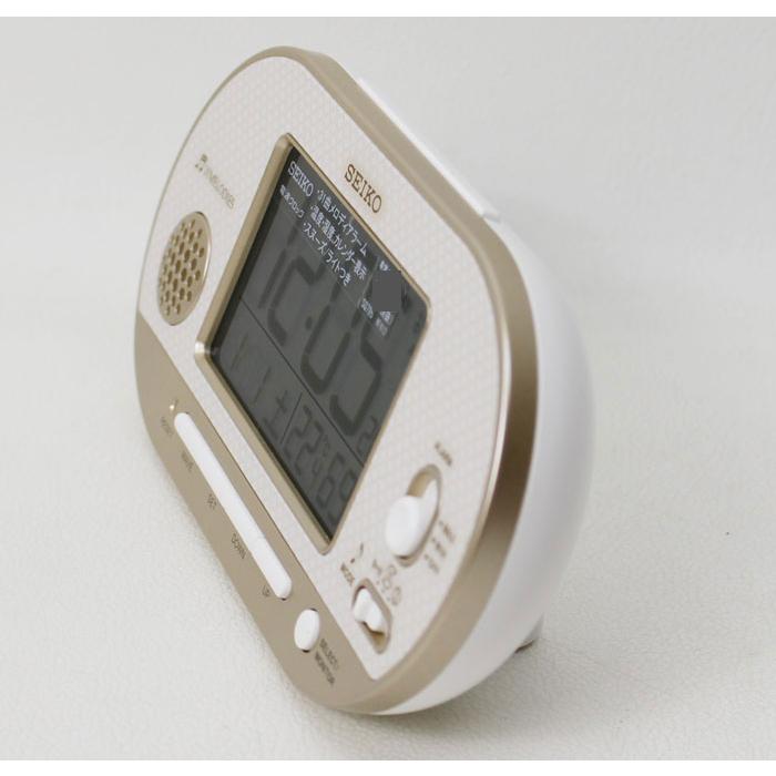 SEIKO セイコー 目覚し時計 電波時計 31曲メロディアラーム 電子