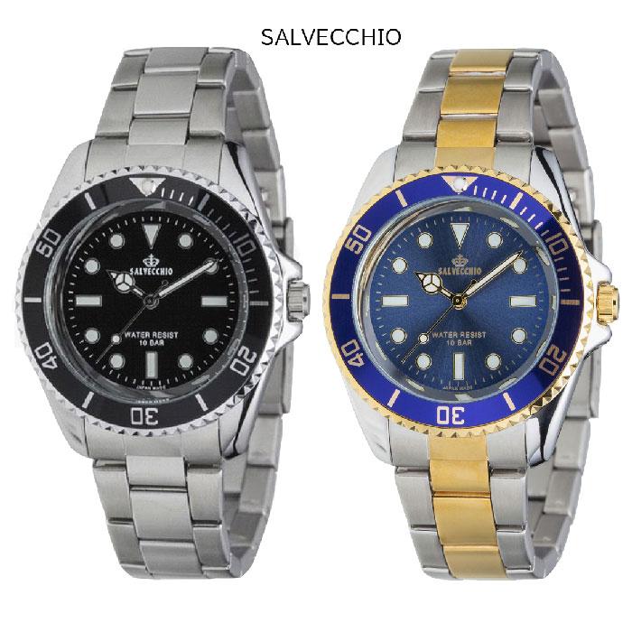 クレファー メンズ 腕時計 アナログ ウォッチ 10気圧防水 SALVECCHIO