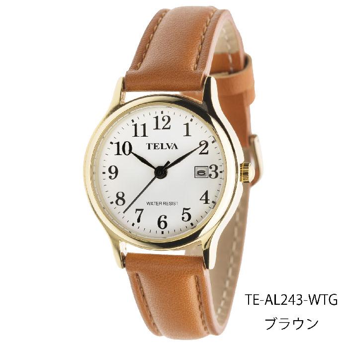 TELVA テルバ　時計 クレファー TELVA テルバ レディース腕時計 日付表示 日本製