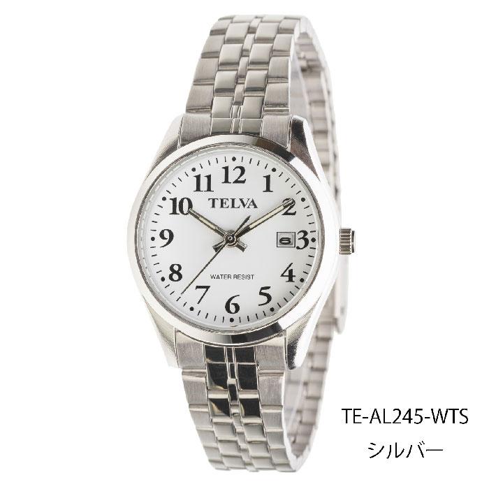クレファー TELVA テルバ レディース腕時計 日付表示 日本製