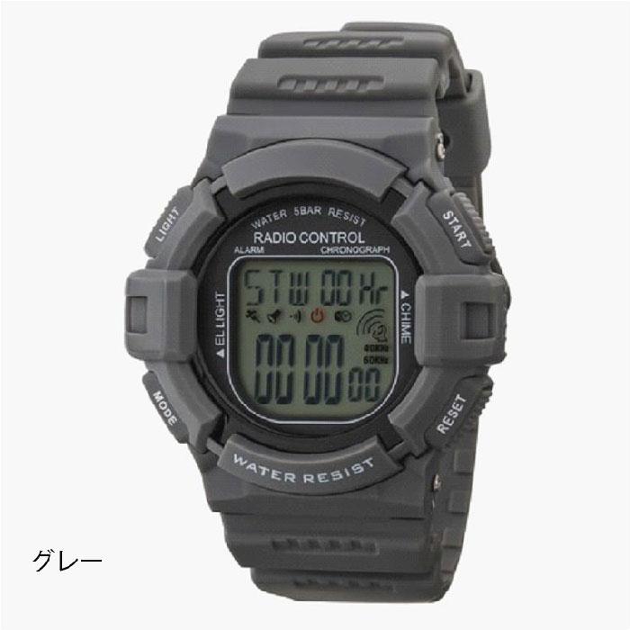 TELVA クレファー テルバ デジタルウオッチ 電波時計 メンズ 腕時計 TE