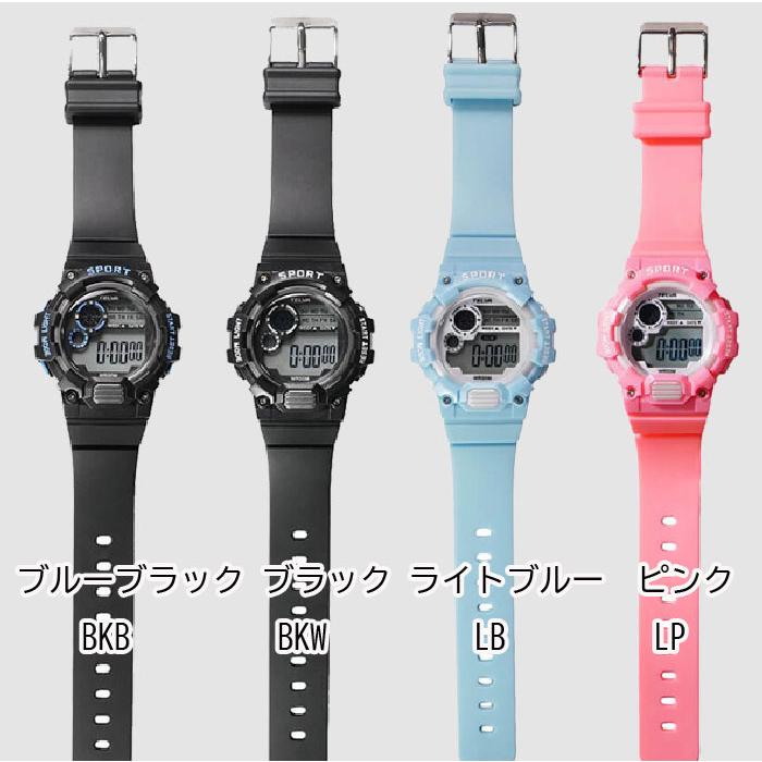 TELVA クレファー テルバ デジタルウオッチ ブルーブラック TE-D280