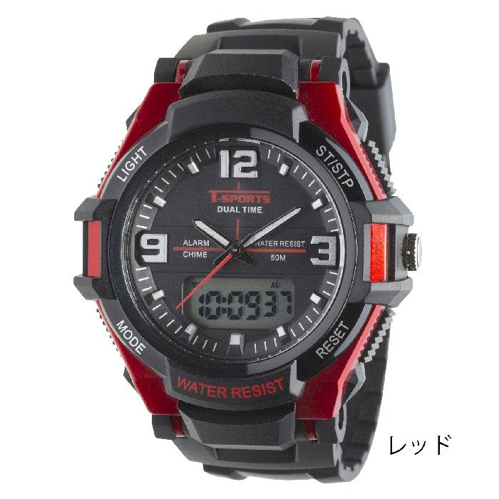 T-SPORTS クレファー ティースポーツ アナデジウオッチ 腕時計 TS