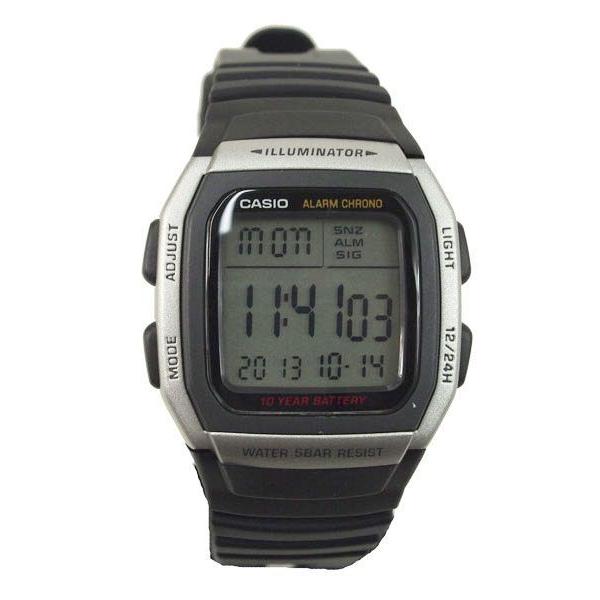 スタンダード デジタル カシオ 腕時計 メンズ 黒 W-96H-1AJH 10年電池