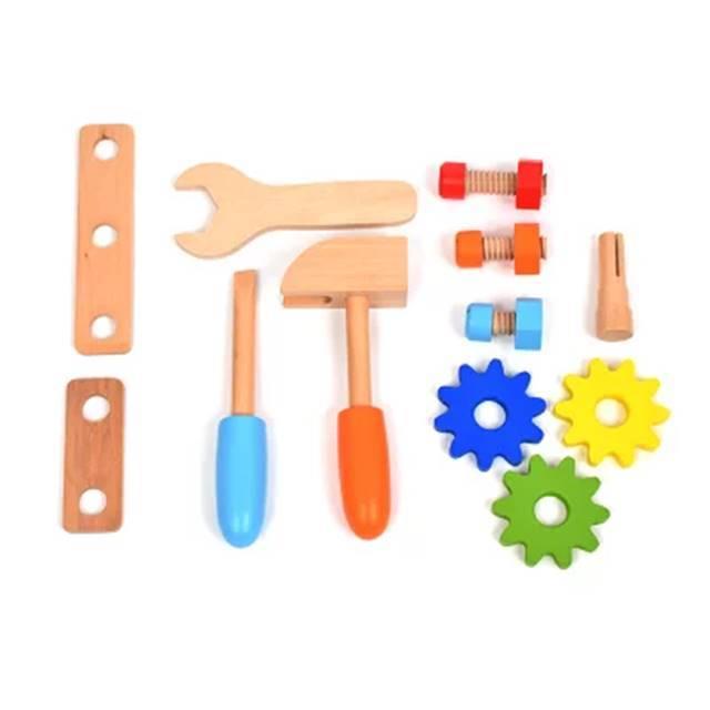 大工さんごっこ 木のおもちゃ 工具セット スモールカーペンターセット