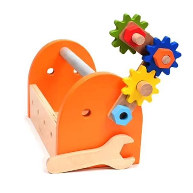 大工さんごっこ 木のおもちゃ 工具セット スモールカーペンターセット