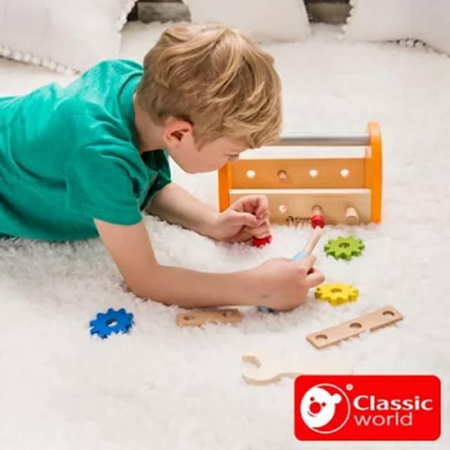 大工さんごっこ 木のおもちゃ 工具セット スモールカーペンターセット